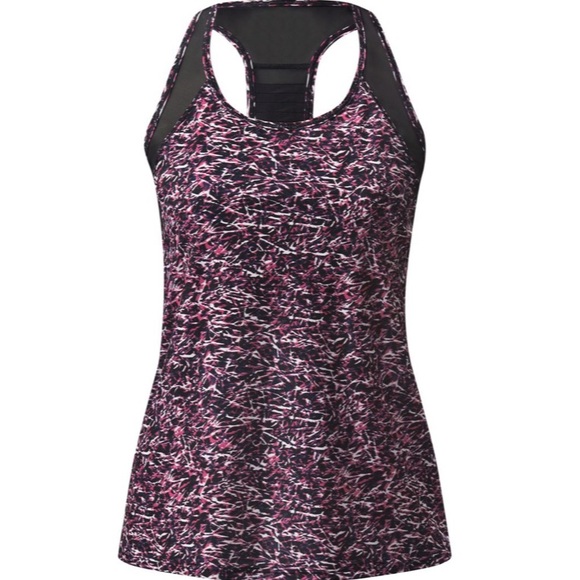 Lululemon Sunshine Salutation Tank Sz 6 
Mini Ripple Boom Juice Multi / Black - Picture 4 of 9